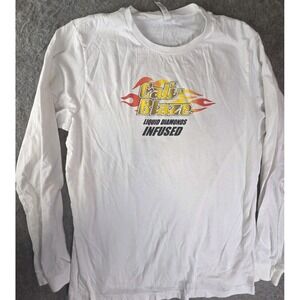 Cali Blaze Infused Cannabis Long Sleeve T Shirt XL Tarantula Distressed